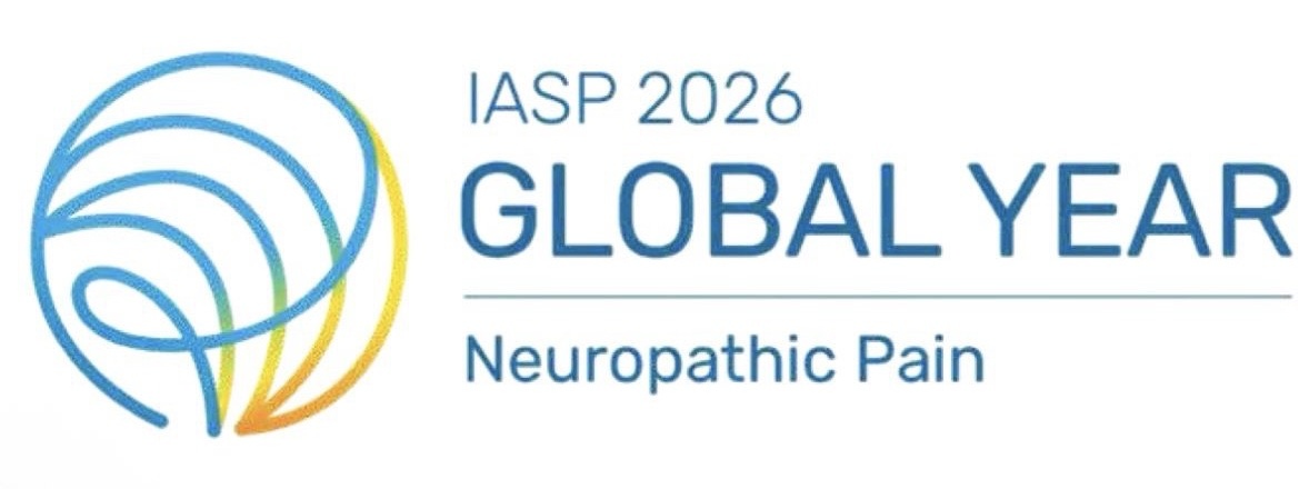 Selo oficial IASP 2026 — Global Year for Neuropathic Pain